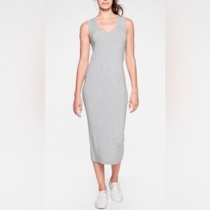 Athleta Gray Knit Maxi Dress